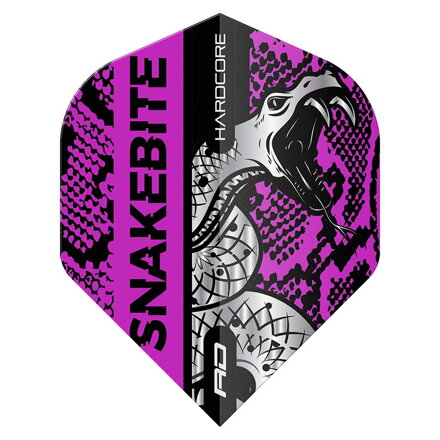 Red Dragon letky Peter Wright Snakebite Coiled Snakesin Purple