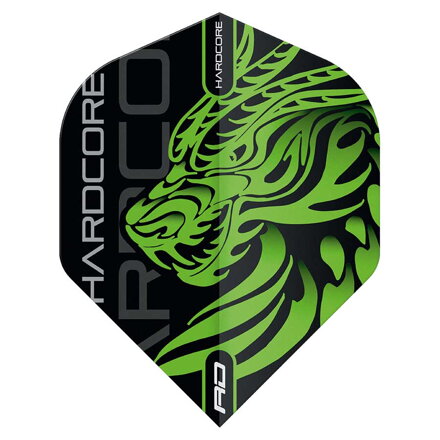 Red Dragon letky Jonny Clayton Dragon Hardcore Standard Green