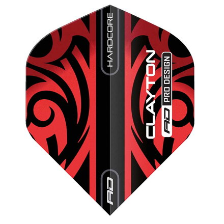 Red Dragon letky Jonny Clayton Red & Black Tribal Red Dragon letky Jonny Clayton Red & Black Tribal