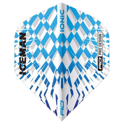 Red Dragon letky Gerwyn Price Blue & White Burst