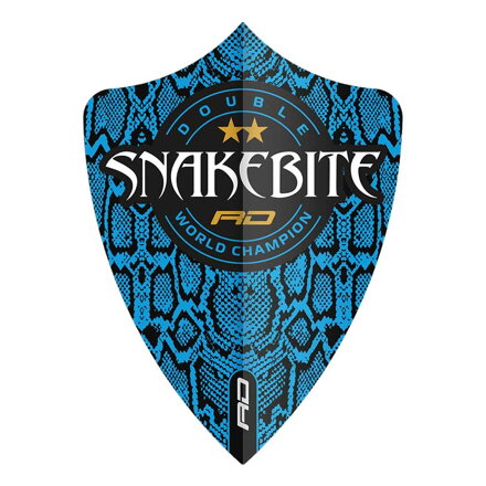 Red Dragon letky Snakebite Hardcore Ionic Blue logo Freestyle DWC