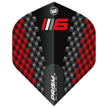 Winmau letky Blade 6 Prism Alpha Black & Red