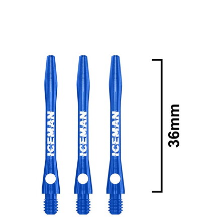 Red Dragon násadky Iceman Aluminium Blue Short