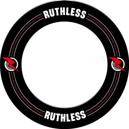 Ruthless Dartboard Surround Printed Black