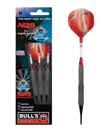 Bulls šípky Aero soft 18g