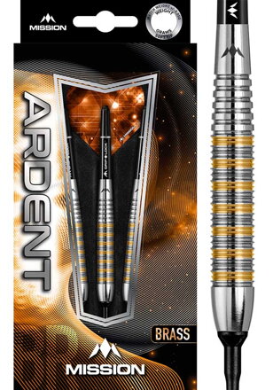 Mission šípky Ardent M2 Brass soft 18g