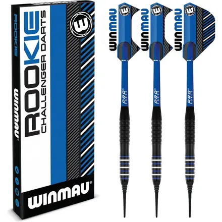 Winmau šípky Rookie Brass Blue soft 20g