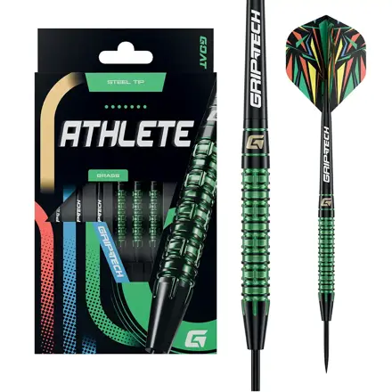 Goat šípky Athlete Brass Green steel 10g