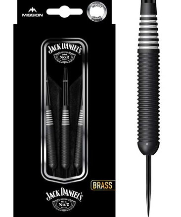 Jack Daniels šípky Electro Black Brass steel 24g
