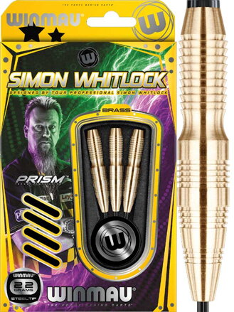 Winmau šípky Simon Whitlock Brass steel 22g
