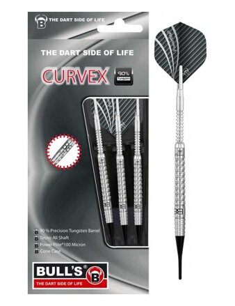 Bulls šípky Curvex C3 soft 18g