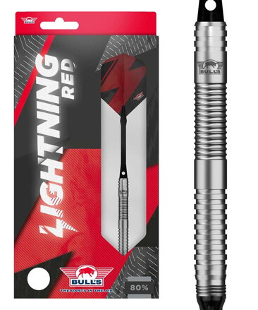 Bulls NL šipky Lightning Red soft 21g