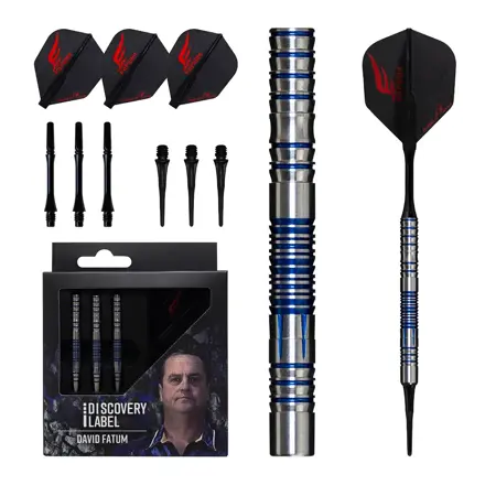 Cosmo Darts šípky David Fatum soft 18g