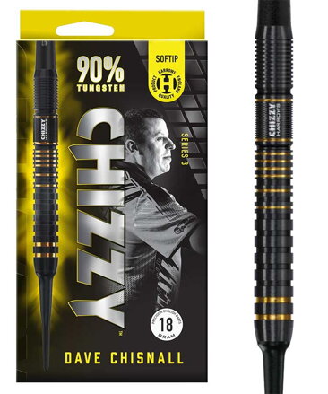 Harrows šípky Dave Chisnall "Chizzy" S3 soft 18g