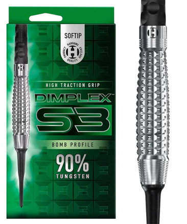 Harrows šípky Dimplex S3 Bomb soft 18g