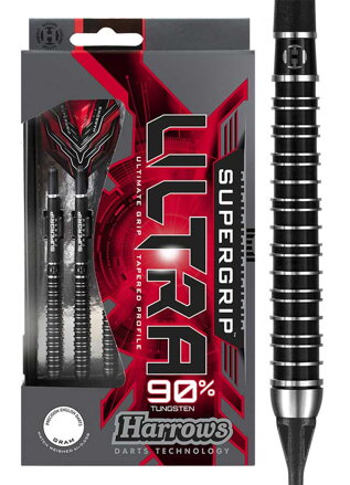 Harrows šípky Supergrip Ultra soft 21g
