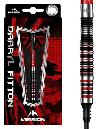 Mission šípky Darryl Fitton soft 18g