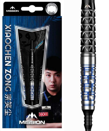 Mission šípky Xiaochen Zong Black & Blue soft 22g