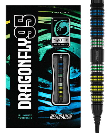 Red Dragon šípky Dragonfly 95 Tapered soft 20g