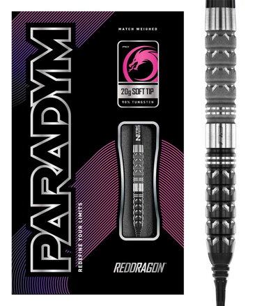 Red Dragon šípky Paradym Parallel soft 20g