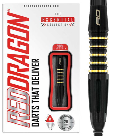 Red Dragon šípky Clarion Black soft 20g