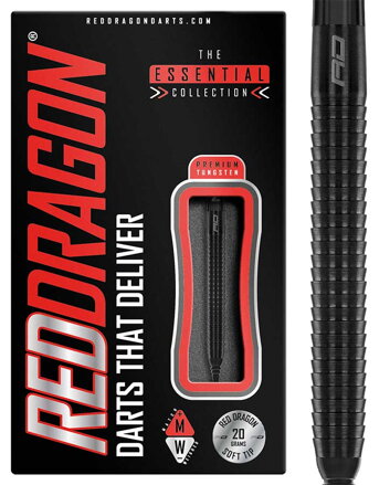 Red Dragon šípky Razor Edge Black soft 20g