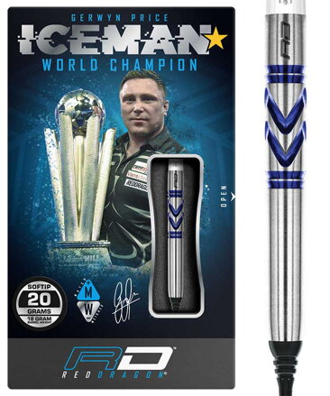 Red Dragon šípky Gerwyn Price Avalanche Pro soft 20g