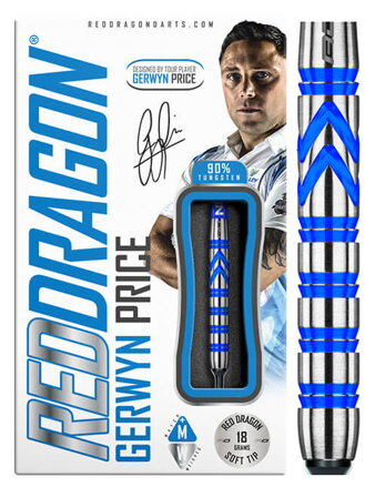 Red Dragon šípky Gerwyn Price soft 20g