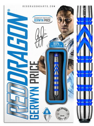 Red Dragon šípky Gerwyn Price soft 22g