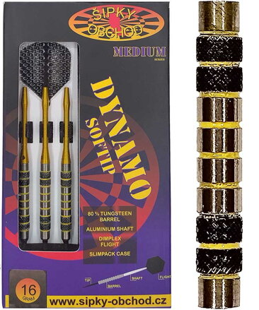 Ruthless šípky Dynamo 5 Medium soft 16g