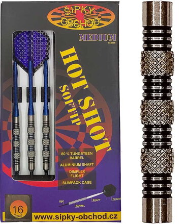 Ruthless šípky Hot Shot 3 Medium soft 16g