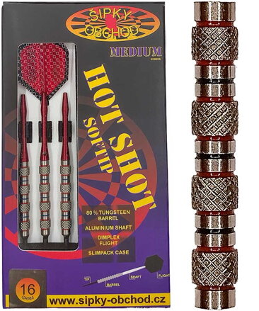 Ruthless šípky Hot Shot 4 Medium soft 16g