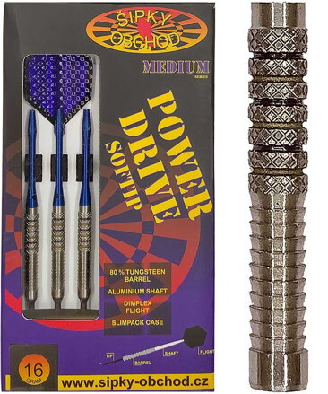 Ruthless šípky Power Drive 5 Medium soft 16g