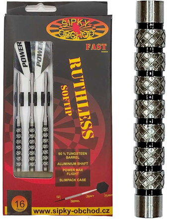 Ruthless šípky RL 4 Fast soft 16g