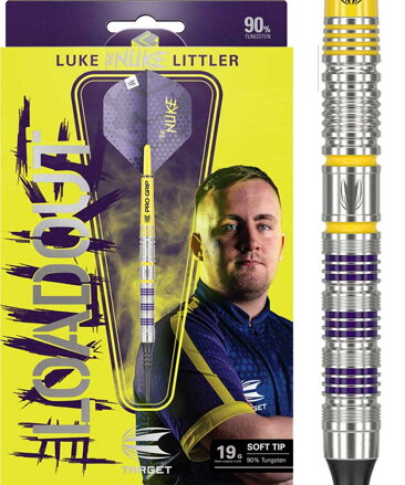 Target šípky Luke Littler Loadout soft 19g