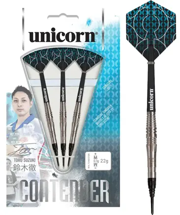 Unicorn šípky Contender Toru Suzuki P2 soft 22g