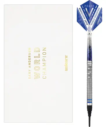 Unicorn šípky WC Gary Anderson Phase 5 soft 20g