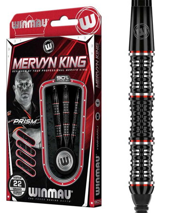 Winmau šípky Mervyn King SE soft 22g
