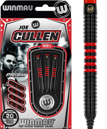 Winmau šípky Joe Cullen 85% Black soft 20g