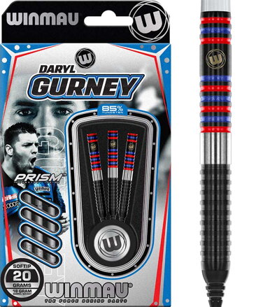 Winmau šípky Daryl Gurney 85% soft 20g