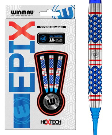 Winmau šípky Epix soft 20g