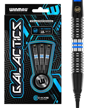 Winmau šípky Galactics soft 20g