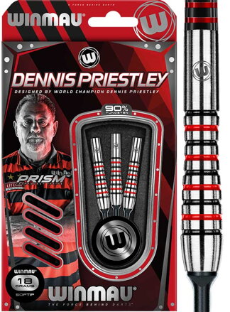 Winmau šípky Dennis Priestley soft 18g