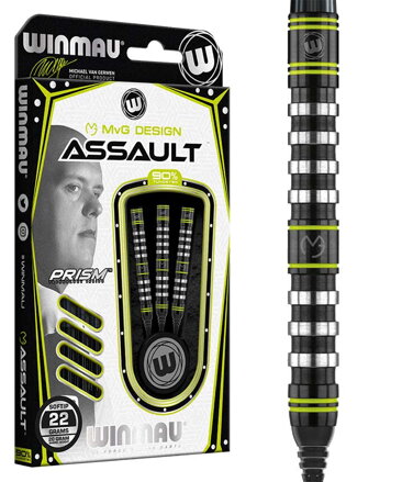 Winmau šípky Assault MvG soft 22g