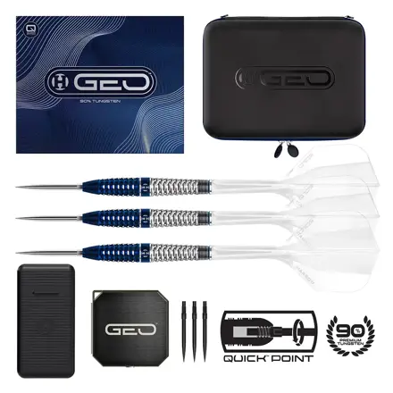Harrows šípky Geo 02 Torpedo Quick Point steel 23g Harrows šípky Geo 02 Torpedo Quick Point steel 23g