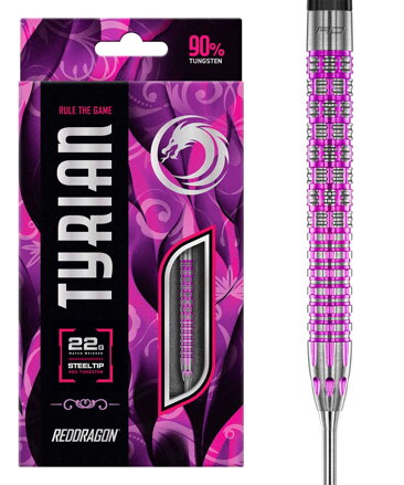 Red Dragon šípky Tyrian steel 22g