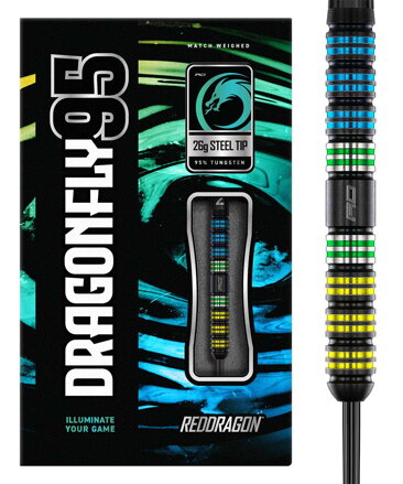 Red Dragon šípky Dragonfly 95 Parallel steel 26g