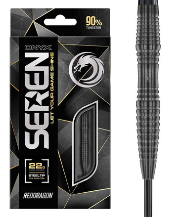 Red Dragon šípky Seren 3 Onyx steel 22g