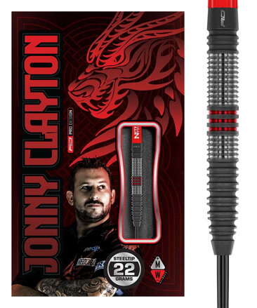 Red Dragon šípky Jonny Clayton Hiraeth steel 22g