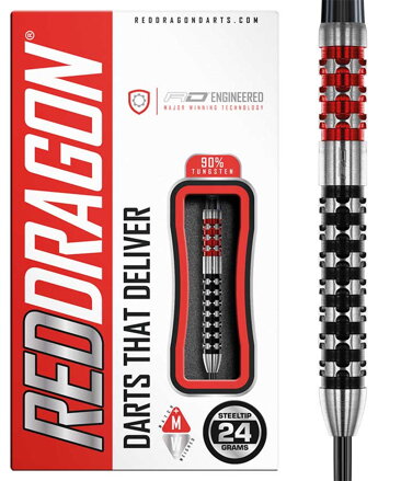 Red Dragon šípky Crossfire steel 24g